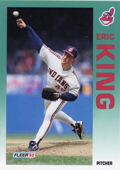 1992 Fleer #115 Eric King Front