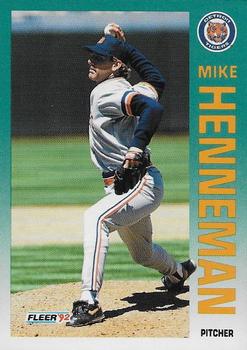 1992 Fleer #138 Mike Henneman Front