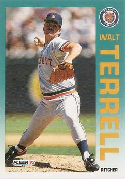 1992 Fleer #146 Walt Terrell Front