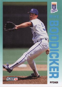 1992 Fleer #153 Mike Boddicker Front
