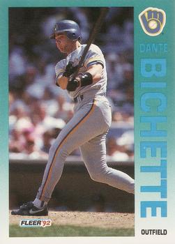 1992 Fleer #173 Dante Bichette Front