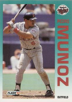 1992 Fleer #212 Pedro Munoz Front