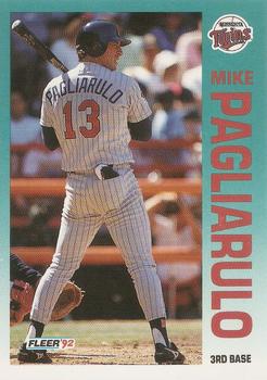 1992 Fleer #216 Mike Pagliarulo Front