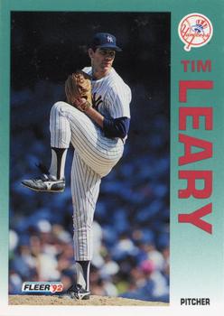 1992 Fleer #235 Tim Leary Front