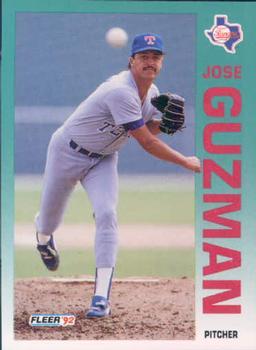 1992 Fleer #306 Jose Guzman Front