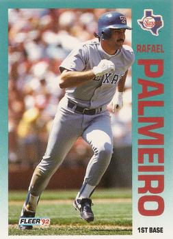 1992 Fleer #311 Rafael Palmeiro Front