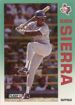 1992 Fleer #321 Ruben Sierra Front