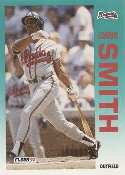1992 Fleer #369 Lonnie Smith Front
