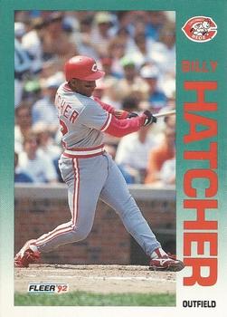1992 Fleer #409 Billy Hatcher Front