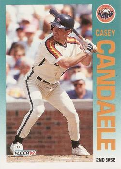 1992 Fleer #428 Casey Candaele Front