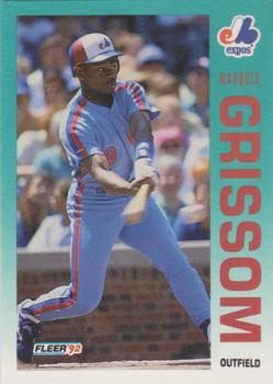 1992 Fleer #482 Marquis Grissom Front