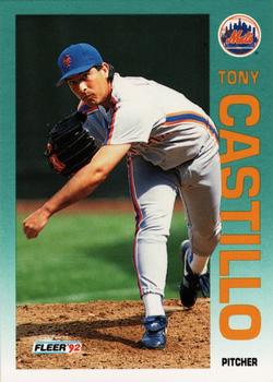 1992 Fleer #499 Tony Castillo Front
