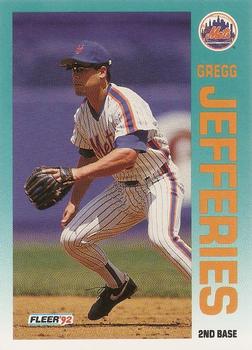 1992 Fleer #508 Gregg Jefferies Front