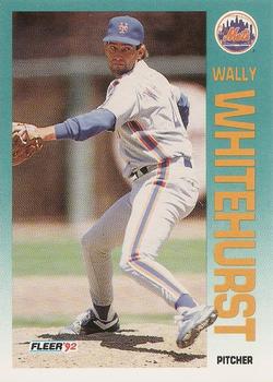 1992 Fleer #519 Wally Whitehurst Front