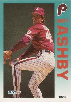 1992 Fleer #521 Andy Ashby Front