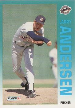 1992 Fleer #597 Larry Andersen Front