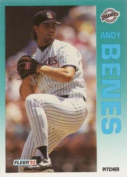 1992 Fleer #599 Andy Benes Front
