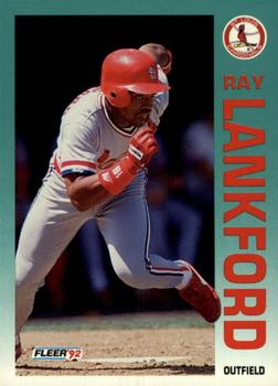 1992 Fleer #583 Ray Lankford Front