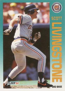 1992 Fleer #141 Scott Livingstone Front