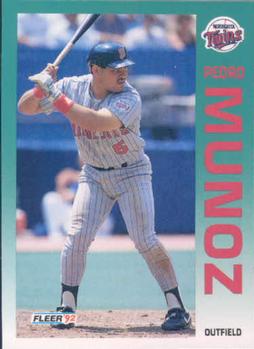 1992 Fleer #212 Pedro Munoz Front