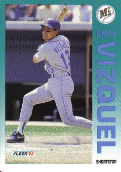 1992 Fleer #296 Omar Vizquel Front