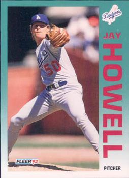 1992 Fleer #460 Jay Howell Front