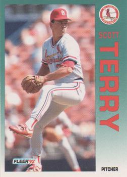 1992 Fleer #593 Scott Terry Front