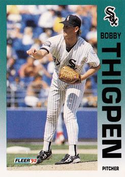 1992 Fleer #99 Bobby Thigpen Front