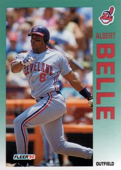 1992 Fleer #105 Albert Belle Front