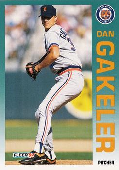1992 Fleer #135 Dan Gakeler Front
