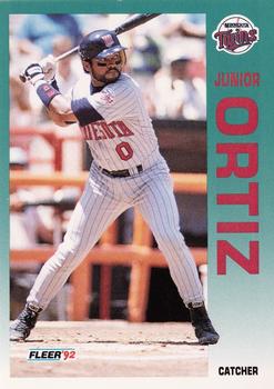 1992 Fleer #215 Junior Ortiz Front