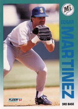 1992 Fleer #286 Edgar Martinez Front