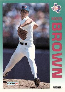 1992 Fleer #299 Kevin Brown Front