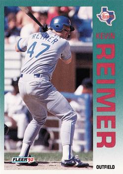 1992 Fleer #315 Kevin Reimer Front