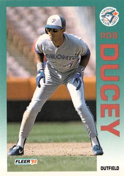 1992 Fleer #328 Rob Ducey Front