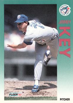 1992 Fleer #332 Jimmy Key Front