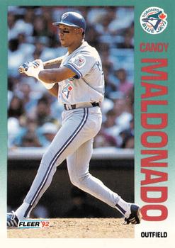 1992 Fleer #336 Candy Maldonado Front