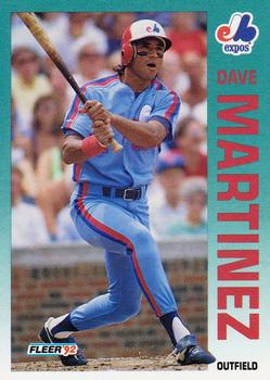 1992 Fleer #485 Dave Martinez Front