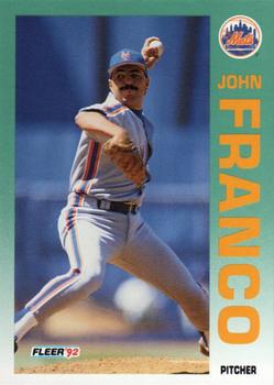 1992 Fleer #504 John Franco Front