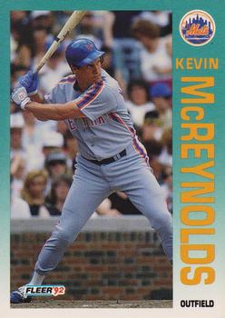 1992 Fleer #512 Kevin McReynolds Front