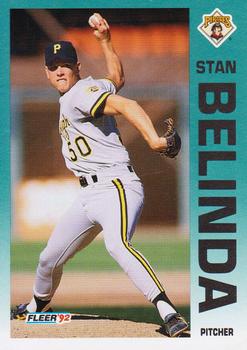 1992 Fleer #548 Stan Belinda Front