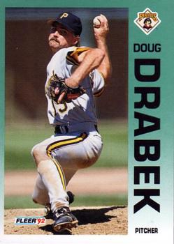 1992 Fleer #553 Doug Drabek Front