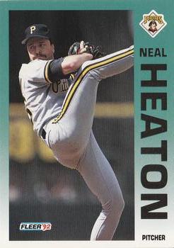 1992 Fleer #554 Neal Heaton Front