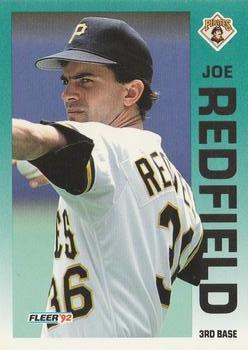 1992 Fleer #563 Joe Redfield Front