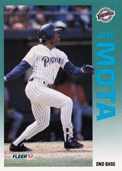 1992 Fleer #616 Jose Mota Front