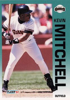 1992 Fleer #644 Kevin Mitchell Front