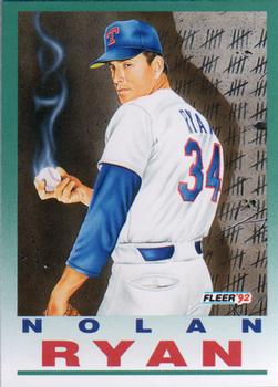 1992 Fleer #710 Nolan Ryan Front