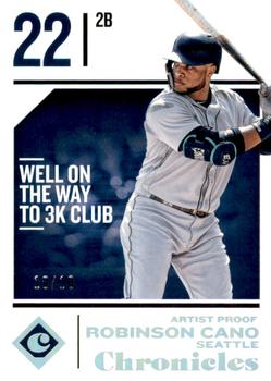 2018 Panini Chronicles - Artist's Proof #14 Robinson Cano Front