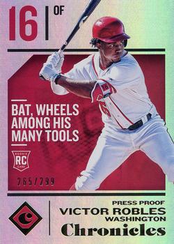 2018 Panini Chronicles - Press Proof #15 Victor Robles Front