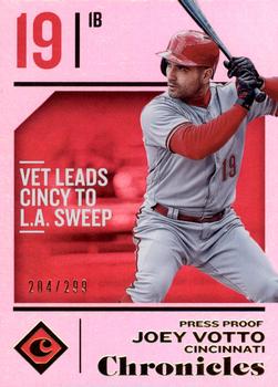 2018 Panini Chronicles - Press Proof #17 Joey Votto Front